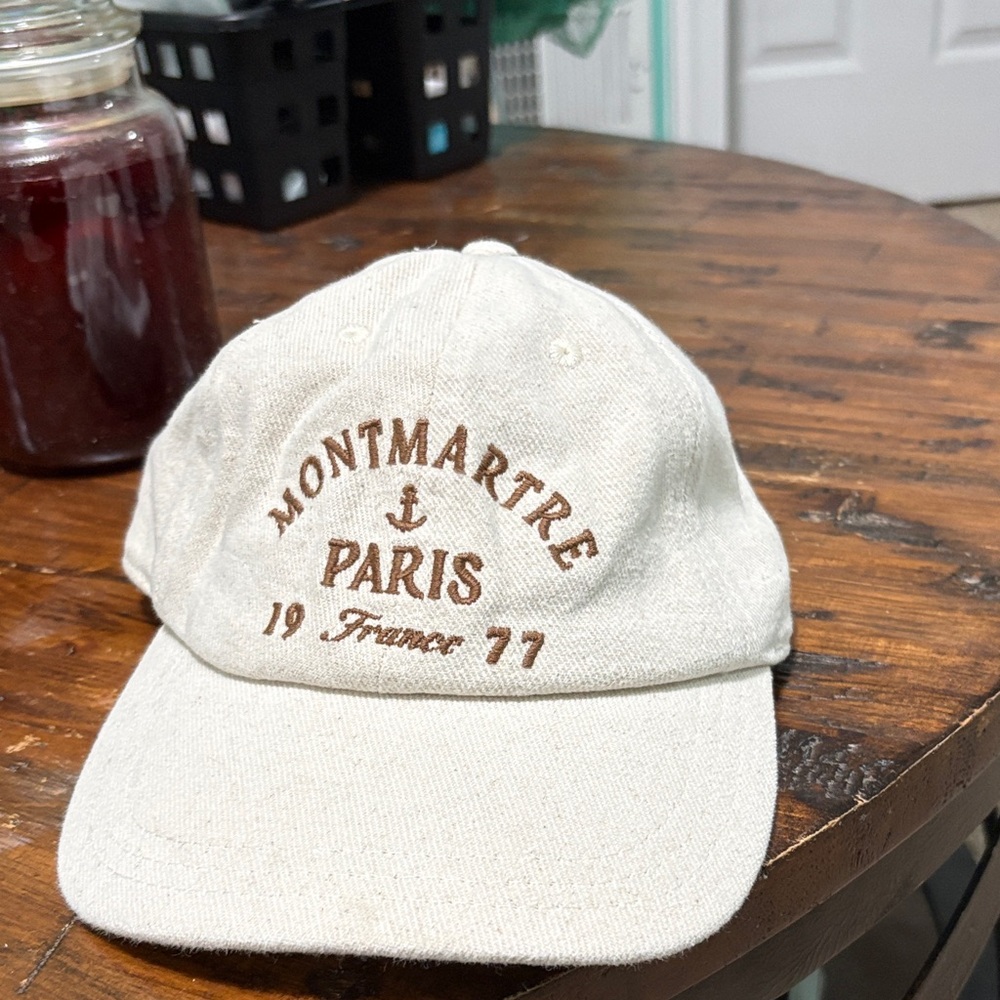 Montmartre Paris Embroidered Cap